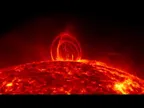 Fiery Looping Rain or Coronal rain on the Sun thumbnail