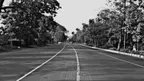 Black & White photography at the middle of the road thumbnail