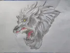 Daily Drawing Challenge - Day 30 Werewolf thumbnail